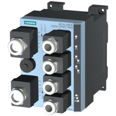 SCALANCE X202-2P IRT PRO, managed Layer 2 switch, 2x RJ45, 2x SCRJ, push-pull