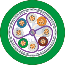 IE FC TP flexible cable GP 4x2, AWG 24, CAT7, sold by the meter, min. 20 m