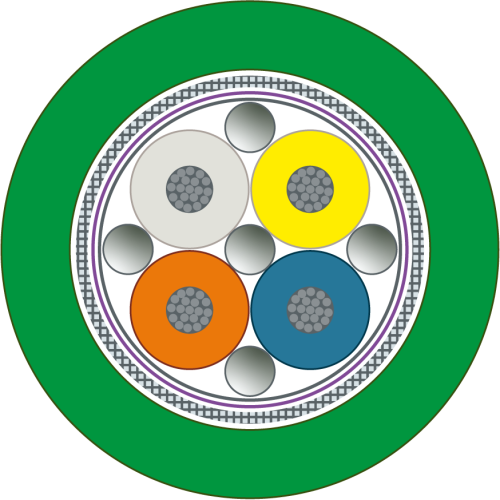 IE TP Robot cable GP;2 x without;2x2;Cat5e;torsion;PUR;robust