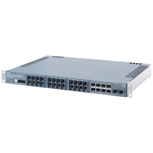 Managed Layer 2 Switch, 24V DC, 24 x 1G Cu, 8x10G SFP+, 2x10G CU