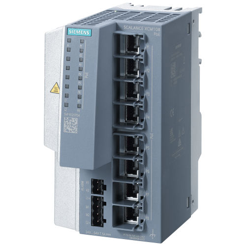 SCALANCE XCM108PoE (8x100/1000 Mbit/s RJ45, PoE) unmanaged IE Switch