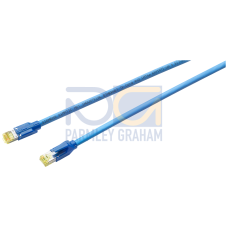 IE TP Cord RJ45/RJ45, 4x2, 2xRJ45 plugs 4x2, CAT6A, 0.5 m