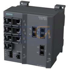 SCALANCE X307-3LD, managed Layer 2 switch, 7x RJ45, 3x single-mode SC