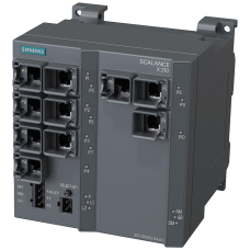 SCALANCE X310, managed Layer 2 switch, 10x RJ46