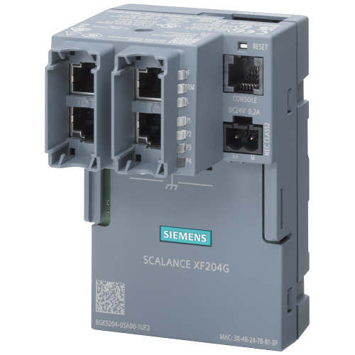SCALANCE XF204G manageable Layer 2 IE switch, 4x10/100/1000 Mbps RJ45