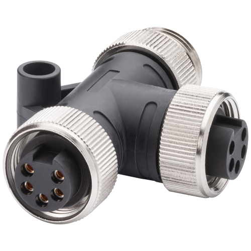 7/8 Power T-Tap PRO, power T-piece f. ET 200, 2x sockets, 1x male contact insert