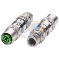 IE adapter M12-D/M12-X; Cat5e; M12 D-encoded pin to M12 X- encoded socket; for easy connection of M12 interfaces with D and X coding; 1 pack = 1 unit