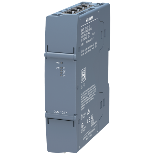 CSM 1277 G2 compact switch module with 10/100 Mbps; unmanaged switch, 4 RJ45 ports