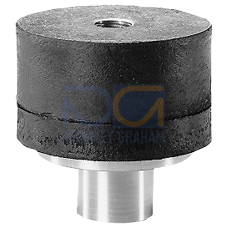 SIWAREX WL230 BB-S SA elastomer bearing - rated load 100kg to 200kg - carrier: stainless steel