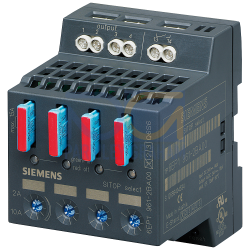SITOP Select 4 channel diagnosis module - input 24V DC - output 4 channel (max 10amp/Chan adj)