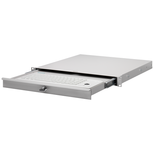 PS2 keyboard 19" DE, with trackball, slide-in keyboard for devices with corresponding interface Furt