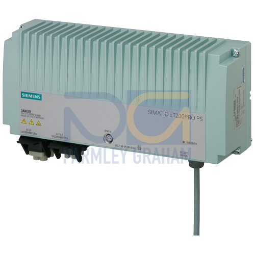 Power supply SIMATIC ET200pro PS in IP67 degree of protection, 3-phase 24 V DC/8 A