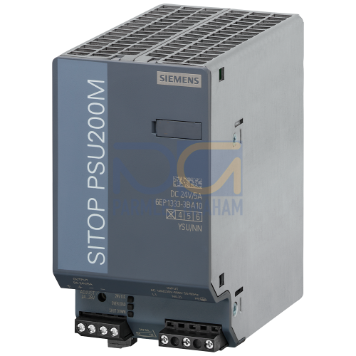 SITOP PSU200M plus 5 A Stabilized power supply input: AC 120-230/230-500 V output: 24 V DC/5 A Optio