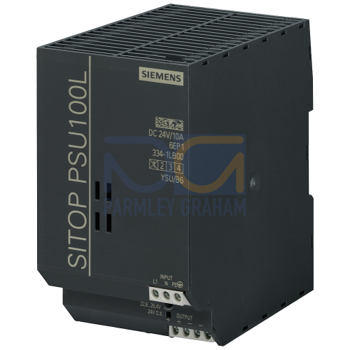 Power supply SITOP PSU100L, single-phase 24 V DC/10 A
