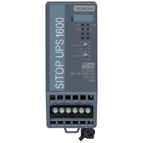 SITOP UPS1600 20 A uninterruptible power supply input: 24 V DC output: 24 V DC/20 A