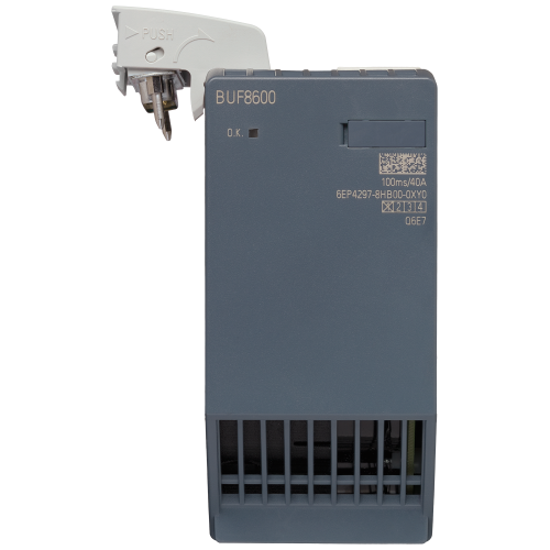SITOP BUF8600 100ms buffer module for PSU8600 buffer capacity 100 ms/40 A with electrolytic capacitors maintenance-free