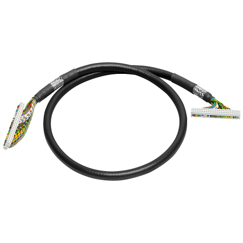 Connecting cable shielded for SIMATIC S7-1500 between front connector module and Connection module 50x0.14 mm2 with IDC connectors, L = 5.0 m
