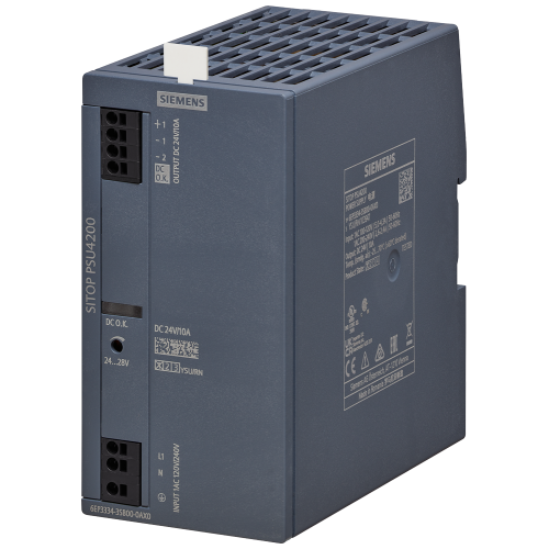 SITOP PSU4200 3AC 24 V/10 A stabilized power supply PSU4200 input: 400/500 V AC output: 24 V DC/ 10 A
