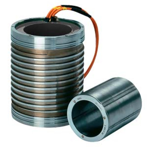 SIMOTICS M Built-in synchronous motor Spare part only stator DC link 600 V, 105K, IP00, 6-pole 130 nm, In=45A, 23 kW, NN=1700 rpm, Nmax=7000 rpm VPM required water cooling Full protection with 2x T-s