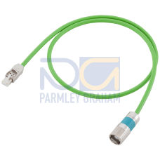 Signal cable pre-assembled type: 6FX5002-2DC40 Customer-specific DRIVE-CLiQ with 24 V M17 female SPEED-CONNECT/ RJ45 IP20 MOTION-CONNECT 500 Dmax=7...