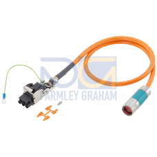 Power cable pre-assembled type: 6FX8002-5DN01 4x 1.5+(2x1.5) C C, connector SPEED-CONNECT Sz. 1 for