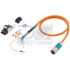 Power cable pre-assembled type: 6FX8012-5CS01 (1FT/1FK for SINAMICS) 4x 1.5 C, Connector Sz. 1/1.5 m