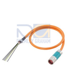 Power cable pre-assembled 4x 1.5 C, SPEED-CONNECT Sz. 1 for SINAMICS S120 Power Module MOTION-CONNECT 800PLUS Trailable UL/CSA, DESINA Dmax=9.5 mm, Length (m)= TYPE: 6FX8002-5CG10 LENGTH (M) = +0 +10