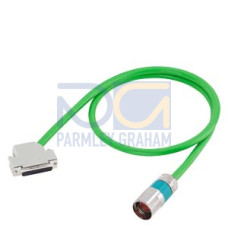 Signal cable pre-assembled for incr. encoder with C/D tracks integrated into the motor 3x (2x0.14) C+4x 0.14+2x0.5 +4x 0.22 C SPEED-CONNECT connector M23 MOTION-CONNECT 800PLUS trailable UL/CSA DESIN
