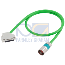 Signal cable pre-assembled For resolvers 3x (2x0.14) C+4x 0.14+2x0.5 C Connector full thread M23 MOT