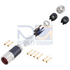 power connector 6-pole Sz. 1.5 type: 6FX2003-0LU40 SPEED-CONNECT socket, screw cap 1x 6-pole insulator 5x socket contacts (1.5-4 mm2) 5x socket con...