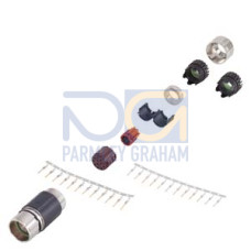 Signal connector 17-pole M17 type: 6FX2003-0SA20 Male thread pin 1x 17-pole insulator 20 x pin contacts 0.14-0.50 mm2 1x cable terminal 9.5 to 12 mm Pack=1 unit