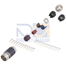 Signal connector 17-pole type: 6FX2003-0SA17 Male thread pin 1x 17-pole insulator 17x pin contacts (