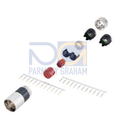 signal connector 17-pole type: 6FX2003-0SU50 SPEED-CONNECT M17 Union nut, Socket 1x 17-pole insulator 20x contacts 0.14-0.5 mm2 1x cable terminal 9.5-12 mm