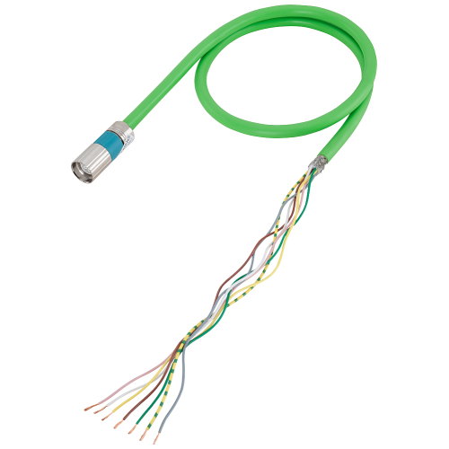 Signal cable pre-assembled type: 6FX8002-2SL00 for temperature sensor 3x 2x 0.5+1x 1 C Motor terminals on M17 female VG MOTION-CONNECT 800PLUS UL/C...