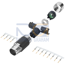 signal connector type: 6FX2003-0DA17 DRIVE-CLiQ 10-pole M17 speed-connect Male thread, pin 1x 10-pol
