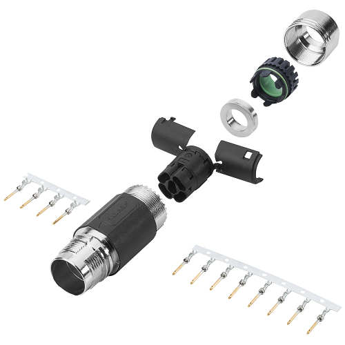 signal connector type: 6FX2003-0DA17 DRIVE-CLiQ 10-pole M17 speed-connect Male thread, pin 1x 10-pol