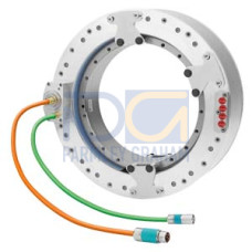 SIMOTICS T stator integrated precision and power cooler; radial cable outlet; power cable 0.5m with connector size 1.5; signal cable 0.5 m with M17 connector; Diameter 440 mm; length 210 mm; max. tor