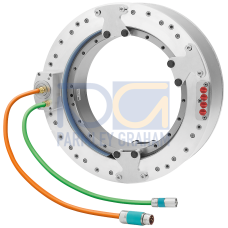 SIMOTICS T torque motor; components 3-phase synchronous motor; integrated precision and power cooler; tangential cable outlet; power cable 0.5m wit...