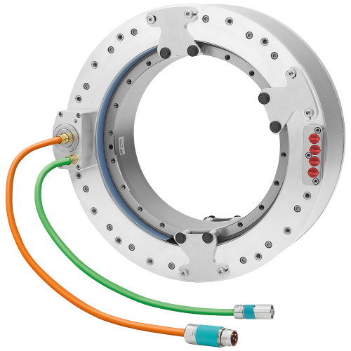 SIMOTICS T torque motor; components 3-phase synchronous motor; integrated precision and power cooler; tangential cable outlet; power cable 0.5m wit...