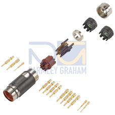 Power connector 6-pole Sz. 1.5 type: 6FX2003-0LA10 Pins, Male thread 1x 6-pole insulator 5x pin cont