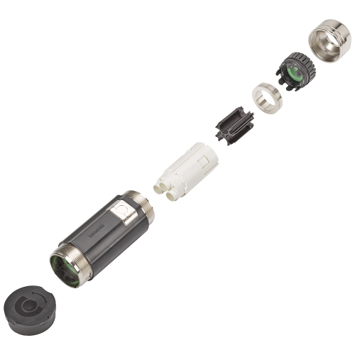 Power connector Sz. 3 type: 6FX2003-0LA20 6-pole pin, Male thread Core cross-section 10-50 mm2 conta