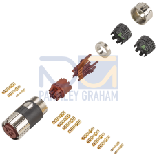 Power connector Sz. 1.5 type: 6FX2003-1CG20 8-pole pin, Male thread for linear motors Cable terminal