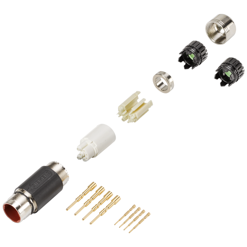 Power connector Sz. 1 type: 6FX2003-1CG10 8-pole pin external thread for linear motors Cable termina