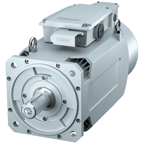 main motor for SINAMICS S120;3 operating voltage 380 V 3AC Pn=3.7 kW; Nn=1500 rpm Mn=24 Nm shaft height 100 mm IC22DQ shaft with feather key, half-key balancing forced ventilation, direction of air f