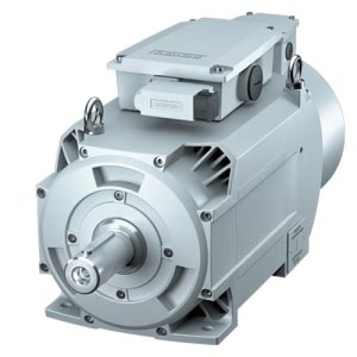 main motor for SINAMICS S120; operating voltage 380 V 3AC Pn=5.5 kW; Nn=1500 rpm MN=35 Nm shaft height 100 mm IC22DQ shaft with feather key, half-key balancing forced ventilation, direction of air fl
