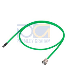 Signal cable pre-assembled Type: 6FX8002-2DC36 DRIVE-CLiQ with 24 V M12 female/ RJ45 IP67, MOTION-CONNECT 800PLUS UL/CSA, DESINA, Trailable Dmax=7.1 mm length (m)=50