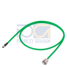 DRIVE-CLiQ adapter cable pre-fabricated type: 6FX8002-2DC38 DRIVE-CLiQ with 24 V M12 male/ RJ45 IP67 MOTION-CONNECT 800PLUS MOTION-CONNECT 800PLUS trailable, UL/CSA, DESINA Dmax=7.1 mm length (m)=6