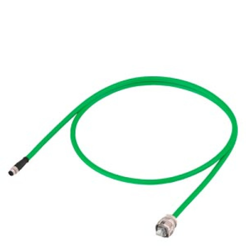DRIVE-CLiQ adapter cable pre-fabricated type: 6FX8002-2DC38 DRIVE-CLiQ with 24 V M12 male/ RJ45 IP67 MOTION-CONNECT 800PLUS MOTION-CONNECT 800PLUS trailable, UL/CSA, DESINA Dmax=7.1 mm length (m)=6
