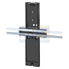 Mounting plate for compact starter for holding the shaped cable for AS-i and auxiliary power