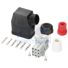 Connector set, infeed 6 x 2.5 mm2, 9-pole, complete with PG16 cable entry